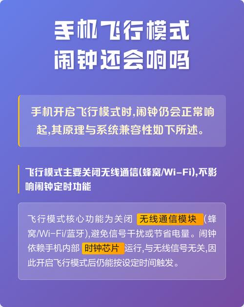 苹果手机调飞行模式闹钟会响吗