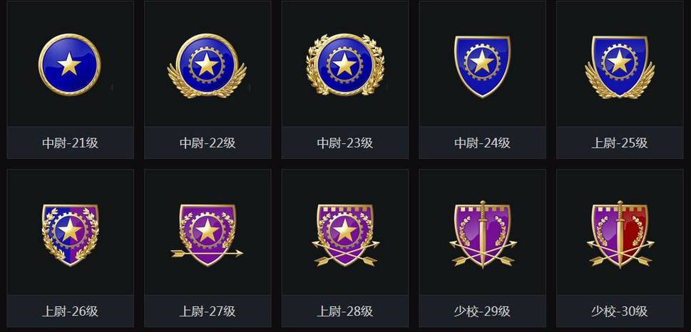 csgo等级换徽章图标