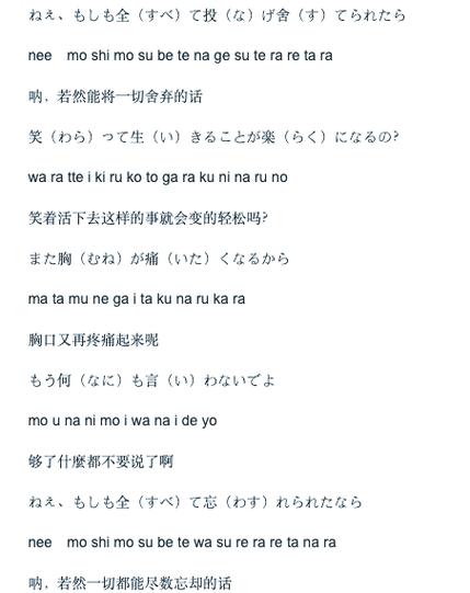心做し歌词平假名游戏截图