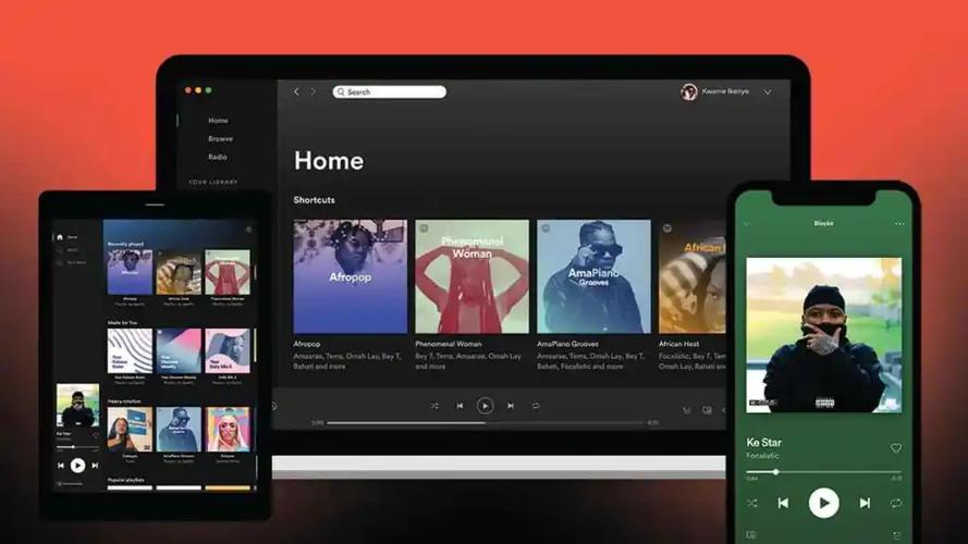 spotify界面