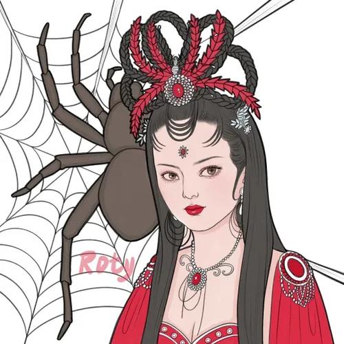 七个蜘蛛精头像高清图标