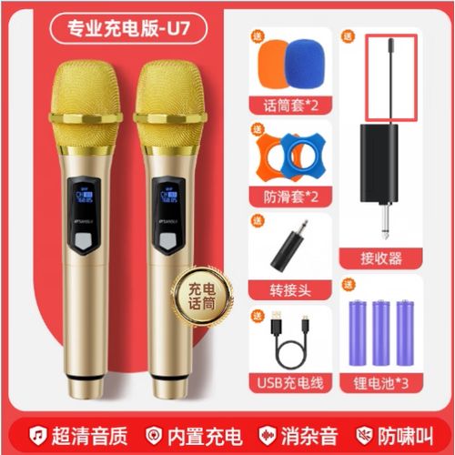 山水无线麦克风怎么连接图标