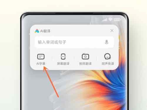小米实时翻译字幕在哪开图标