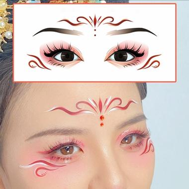 眉心贴纸的正确贴法图标