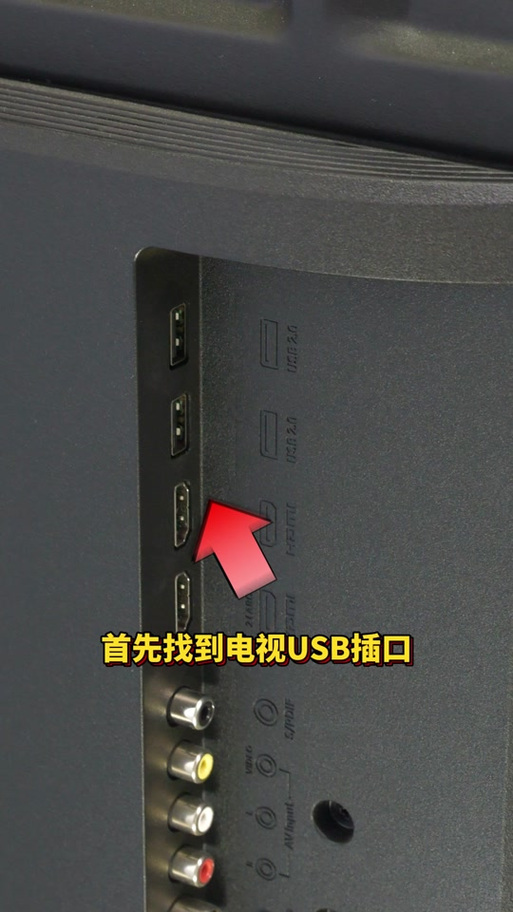 海尔电视u盘插哪个口图标
