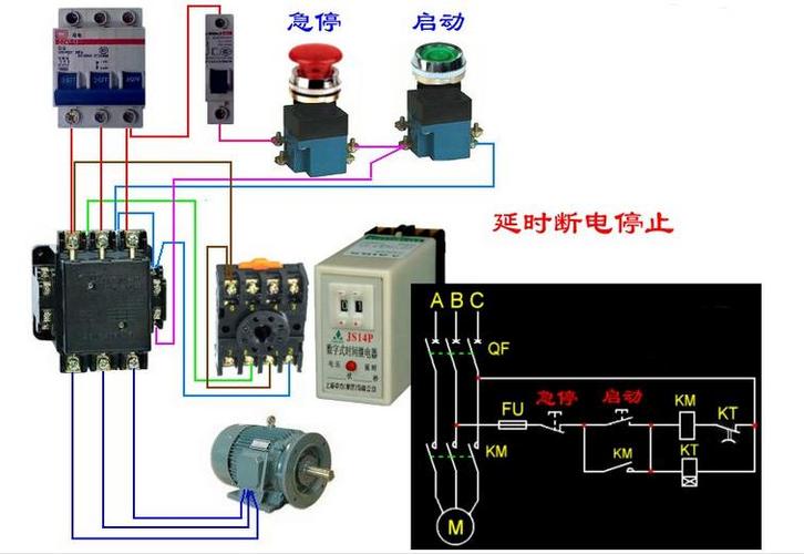 380v时间继电器接线图缩略图