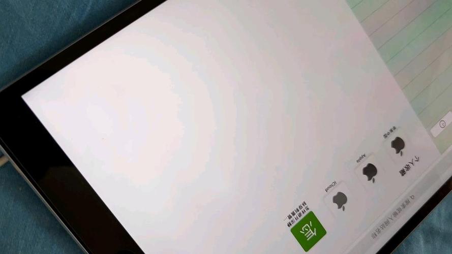 ipad屏幕有白色亮斑图标