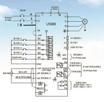 变频器接线端子说明