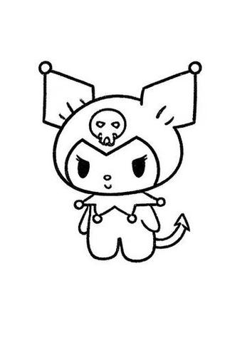库洛米简笔画简单又漂亮缩略图