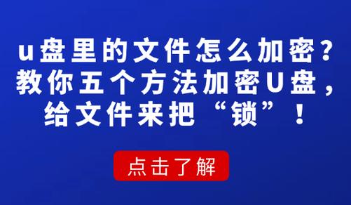 如何给u盘加密码缩略图