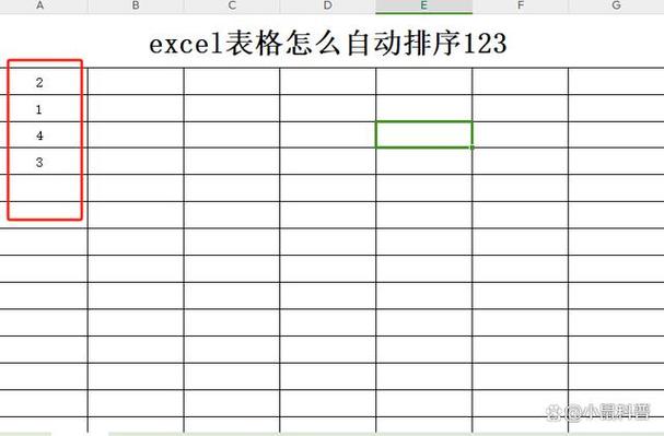 表格怎么设置自动排序123图标