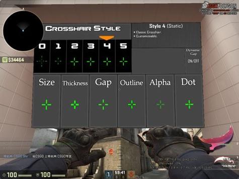 csgo准星间隔指令