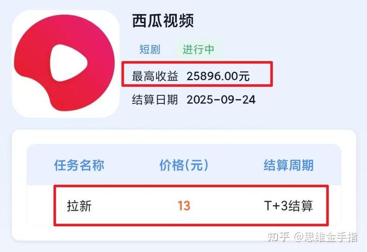 西瓜视频播放量结算缩略图