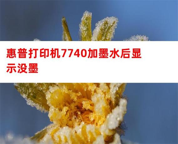 惠普加墨水后还显示没墨缩略图