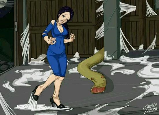 蟒蛇吞噬美人动画游戏截图