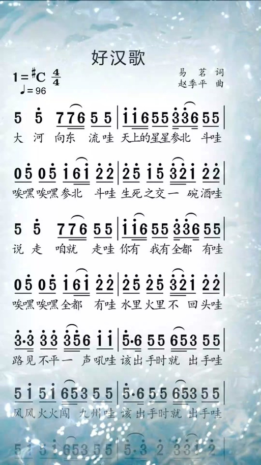 好汉歌歌词完整版视频缩略图