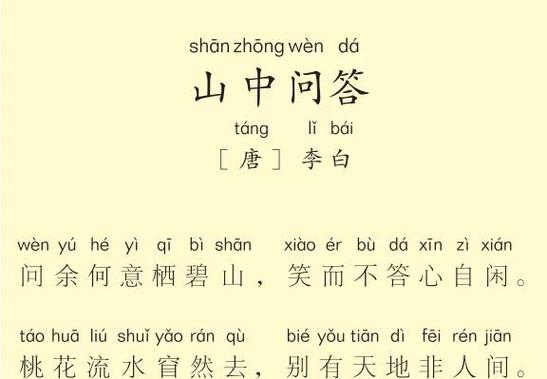 古诗问答题100道缩略图