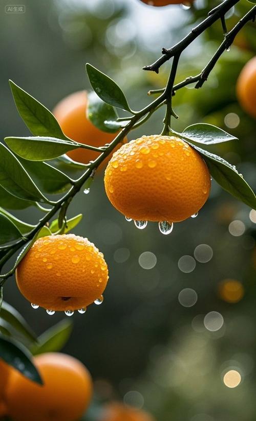 适合摘橙子发的朋友圈缩略图