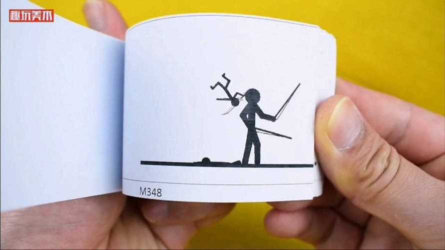 翻页动画火柴人格斗缩略图
