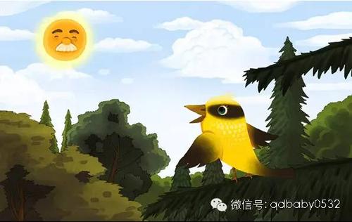 小黄鸟简笔画图标