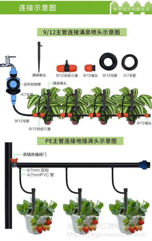 家庭菜园小型滴灌系统