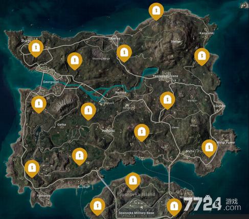 海岛地图高清图片缩略图