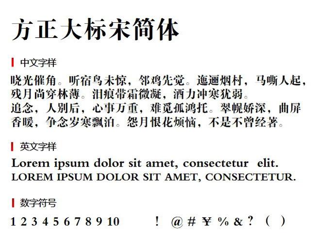 方正大标宋字体下载图标