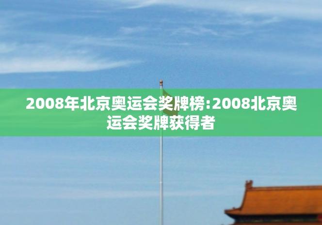 北京奥运会奖牌游戏截图