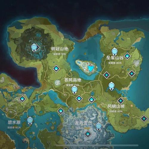 原神蒙德地图图标
