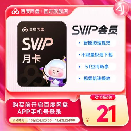 百度网盘svip月卡缩略图