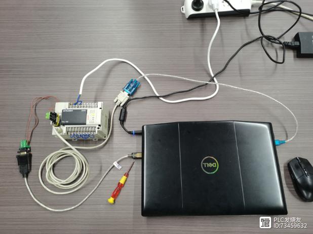 FX3U自带232通讯扫码枪