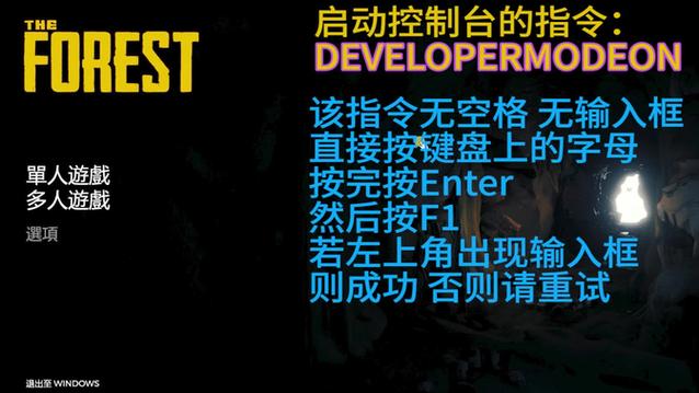 森林游戏控制台指令缩略图