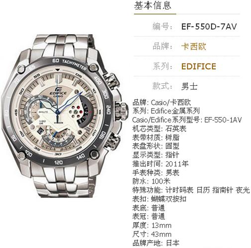 卡西欧如何看型号图标
