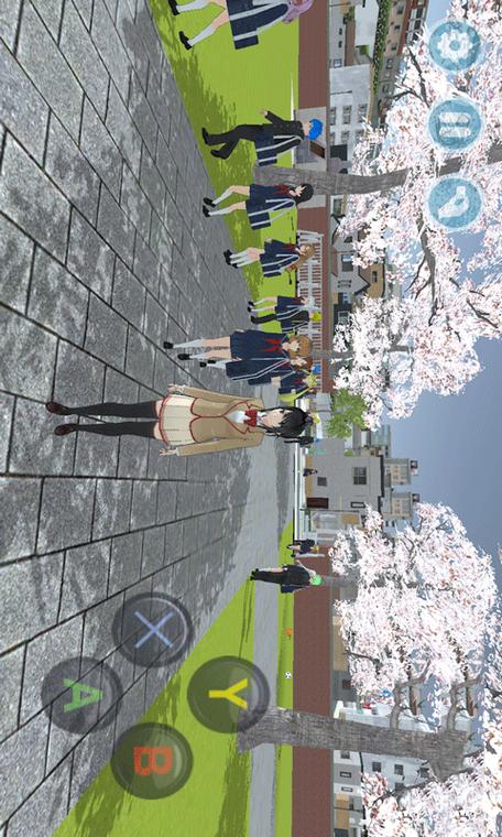 樱花校园少女模拟器游戏截图