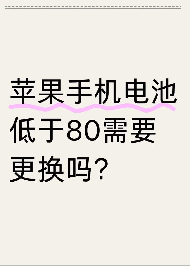 苹果电池80%有必要换吗图标