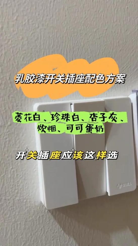 深色底配什么颜色的开关面板
