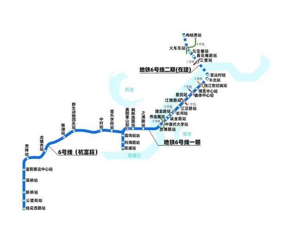 杭州6号地铁站路线缩略图