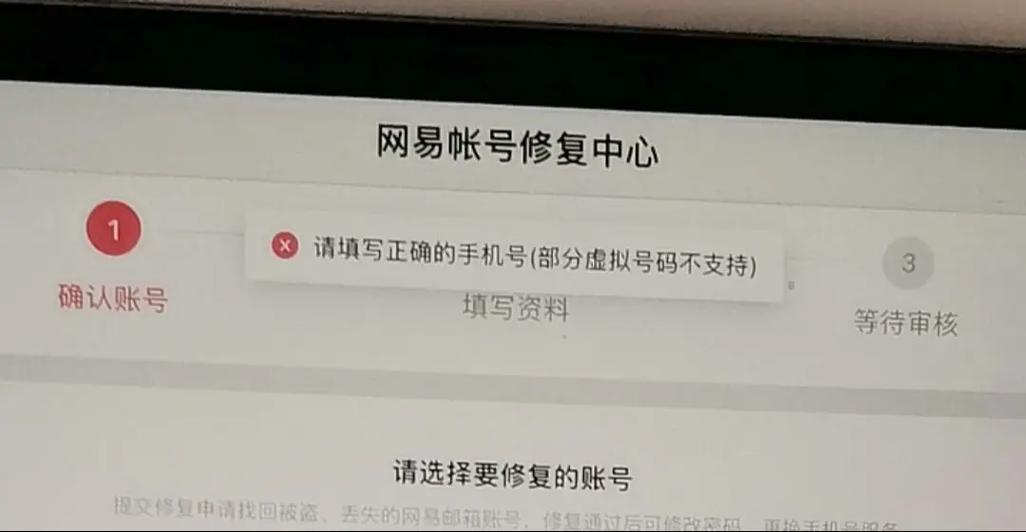 网易帐号换绑审核期图标