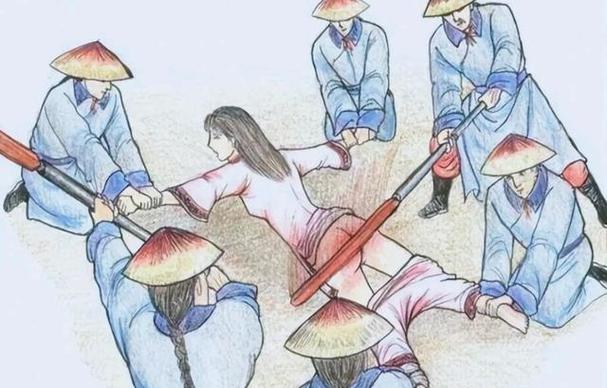 古代女子刑罚打脚板