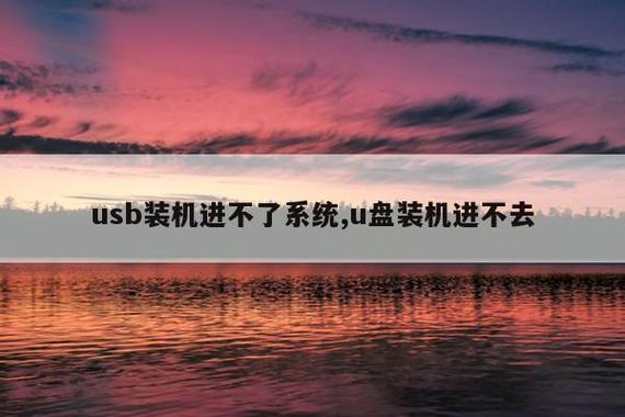 u盘无法进入pe系统图标