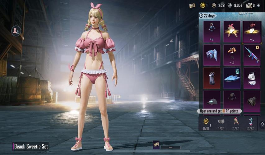 和平精英美女皮肤泳装图片
