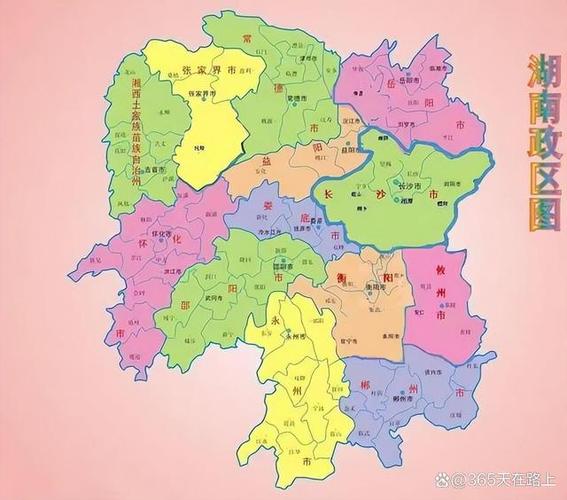 湖南省省地图全图缩略图