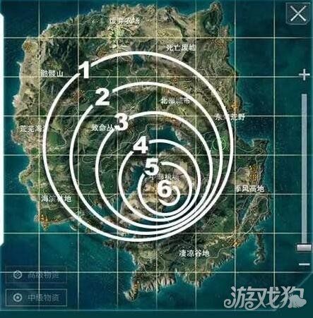 吃鸡缩圈安全区怎么看