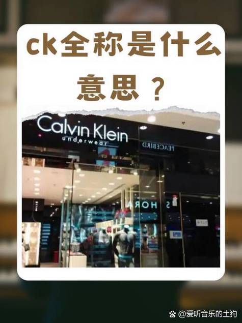 女生说CK是什么意思缩略图