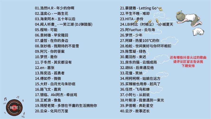 十大2020年洗脑神曲是哪几首