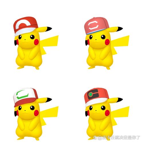 皮卡丘戴帽子图片
