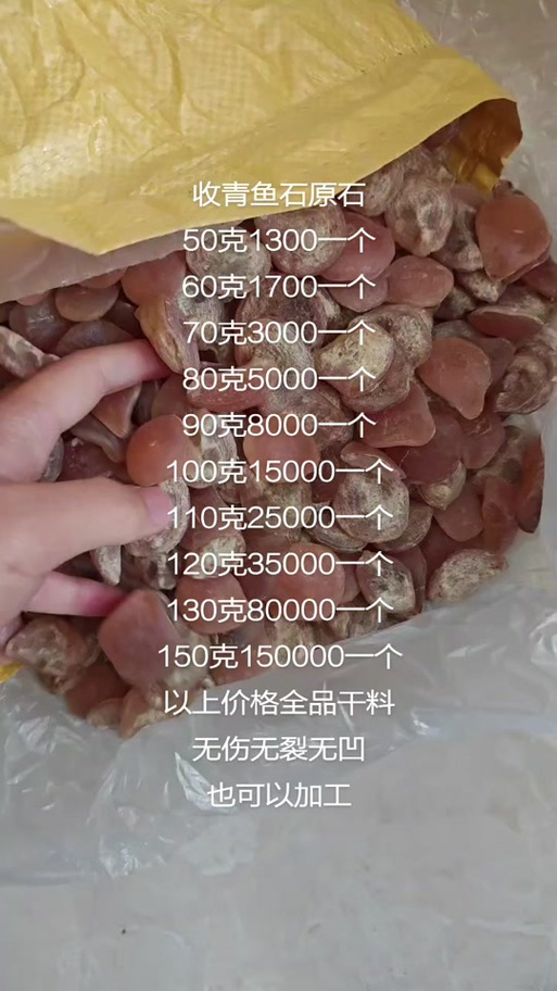 青鱼石多少钱一块缩略图