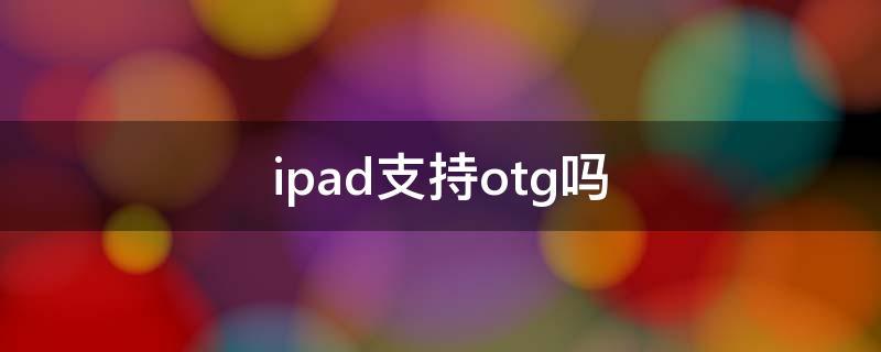 ipad支持OTG功能吗游戏截图