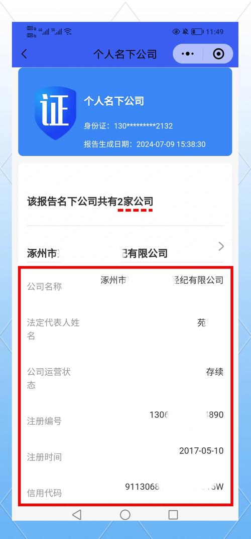 名下有公司怎么查询缩略图