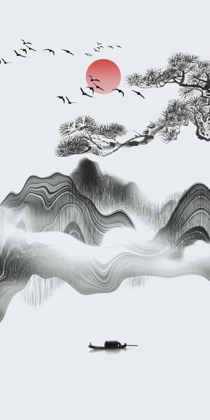古风背景墙图片缩略图